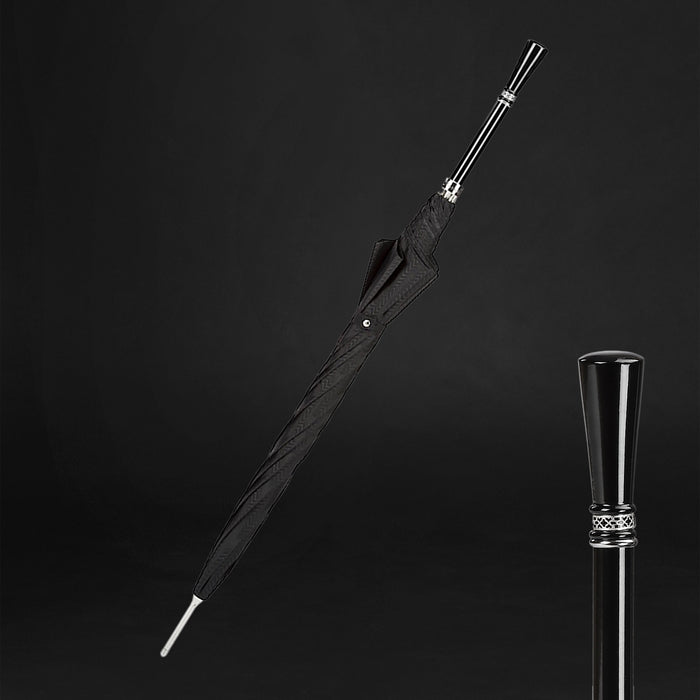 elegant black umbrella for men