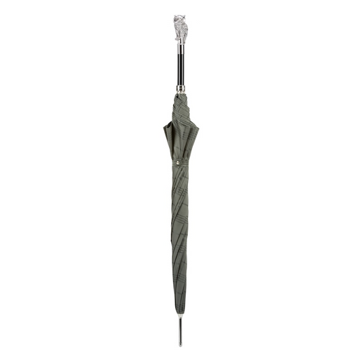 exclusive collectible silver owl handle khaki umbrella