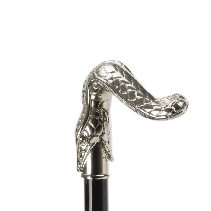 where to buy fashionable black umbrella silver snake handle 