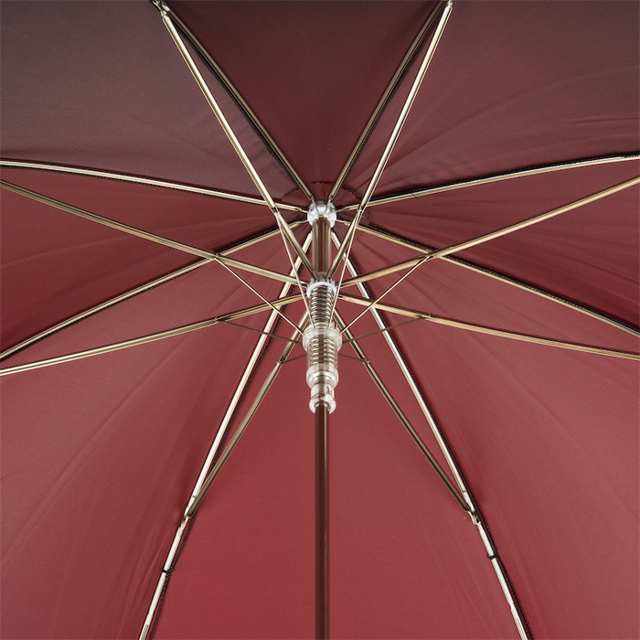 where to buy fashionable red umbrella with silver hound handle