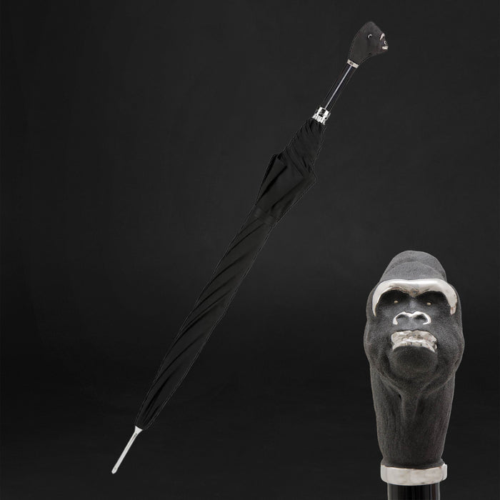 gorilla handle umbrella black