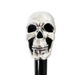 gothic umbrella silver skull