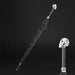 men's silver skull umbrella with case and ring