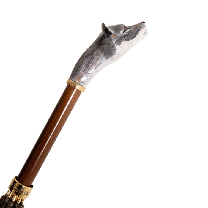 Exclusive wolf handle umbrella