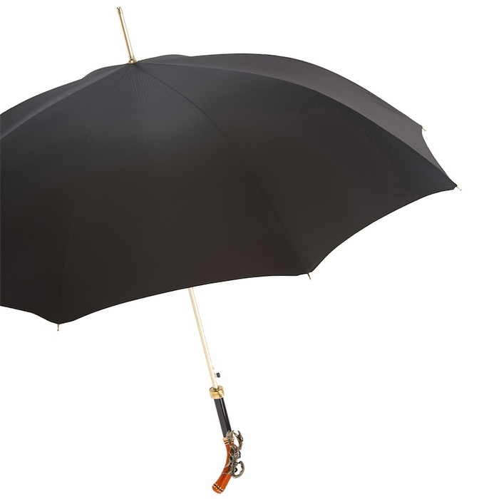 unique men's umbrella with scorpion handle and Swarovski® crystals