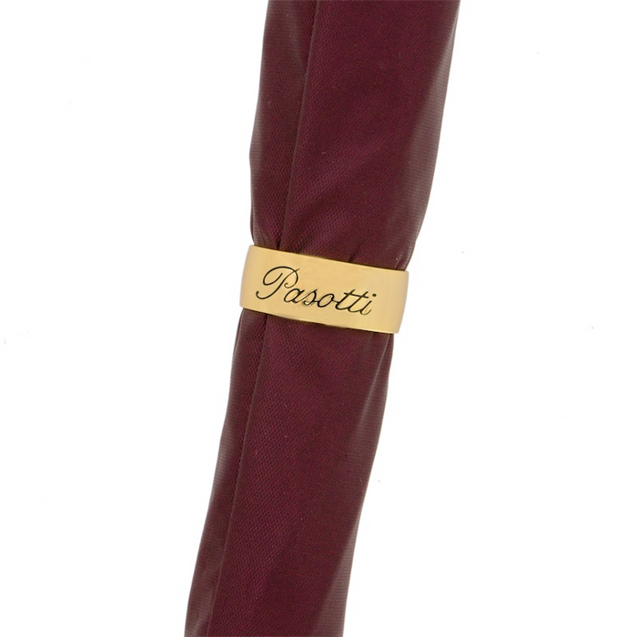 sophisticated burgundy umbrella golden dog handle