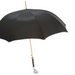 playful black umbrella with dog head handle