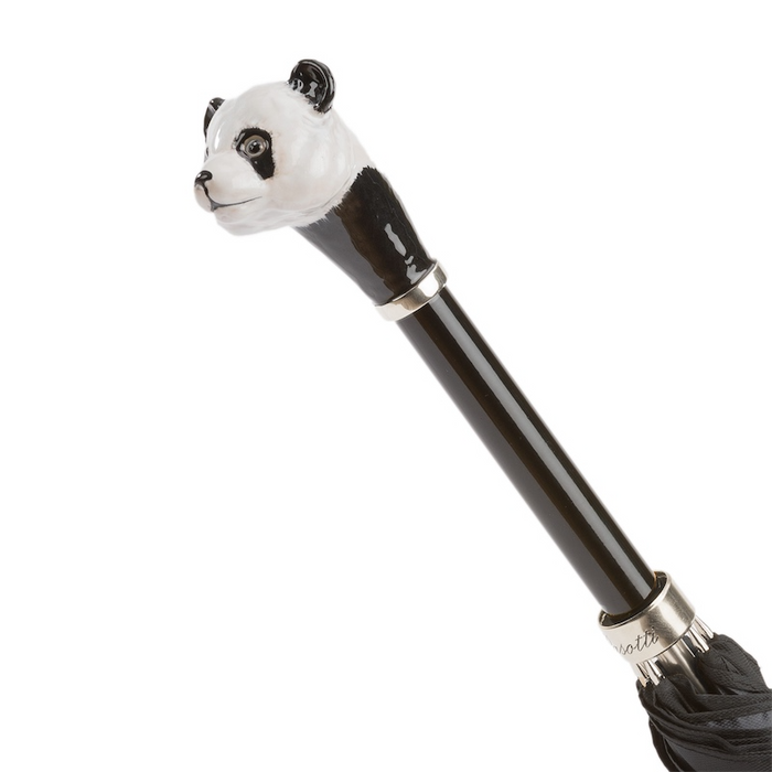 where to buy pretty unique panda enameled brass handle umbrella 