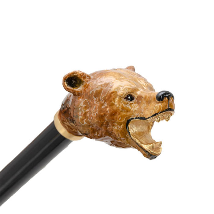 unique handle umbrella brown bear