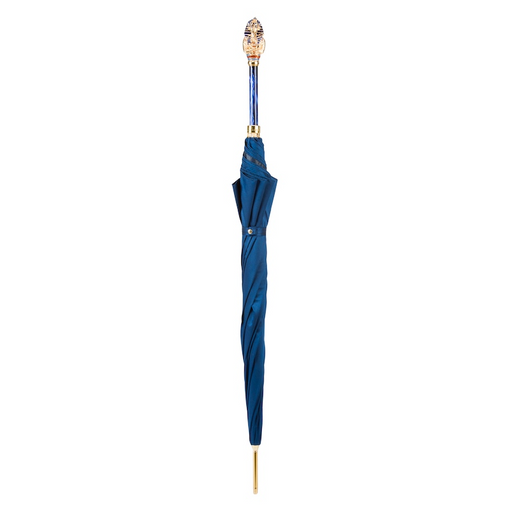 fashionable blue and gold Tutankhamun umbrella