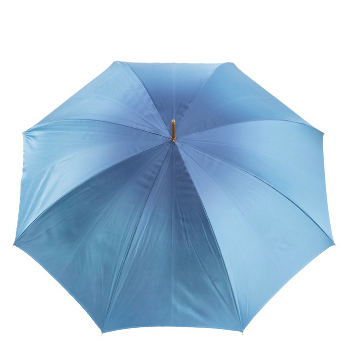 Exclusive Designer Navy Blue Umbrella with Flowers Inside for Women