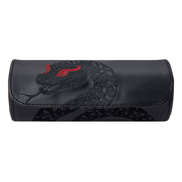 Wolf Year of the Snake Black Triple Watch Roll 493802