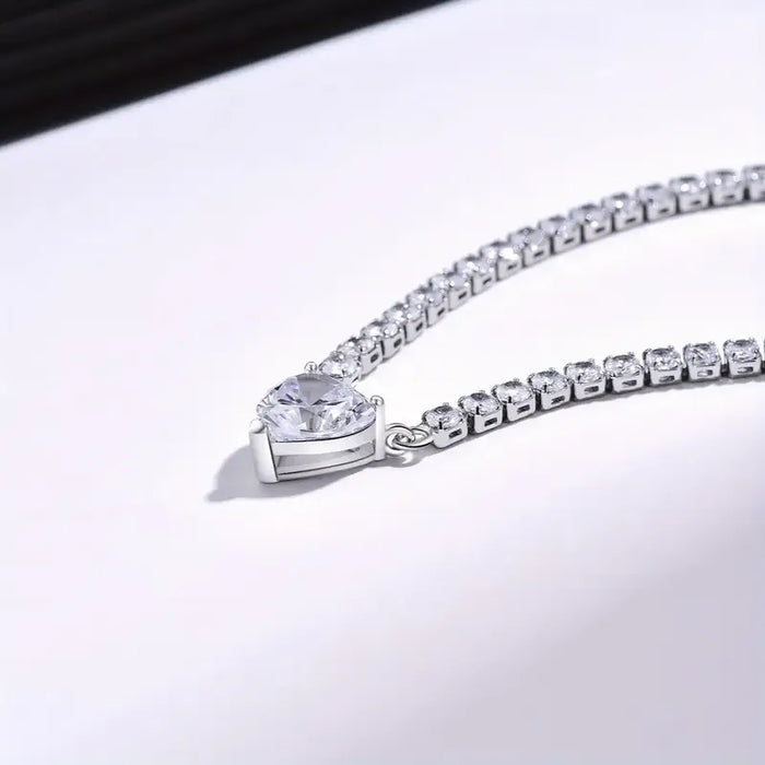 5 Carat Luxury Moissanite Pendant Necklace for Women