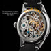 Skeleton Mechanical Watch for Men – Engraved Luxury Timepiece
