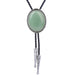 Pure Jade Neck Tie Stone Malaysia Jade Green Necklace