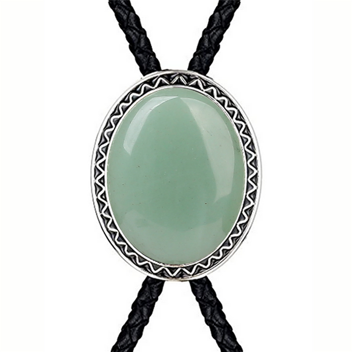 Pure Jade Neck Tie Stone Malaysia Jade Green Necklace