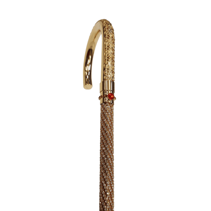 Unique Walking Cane Encrusted with Swarovski Crystals