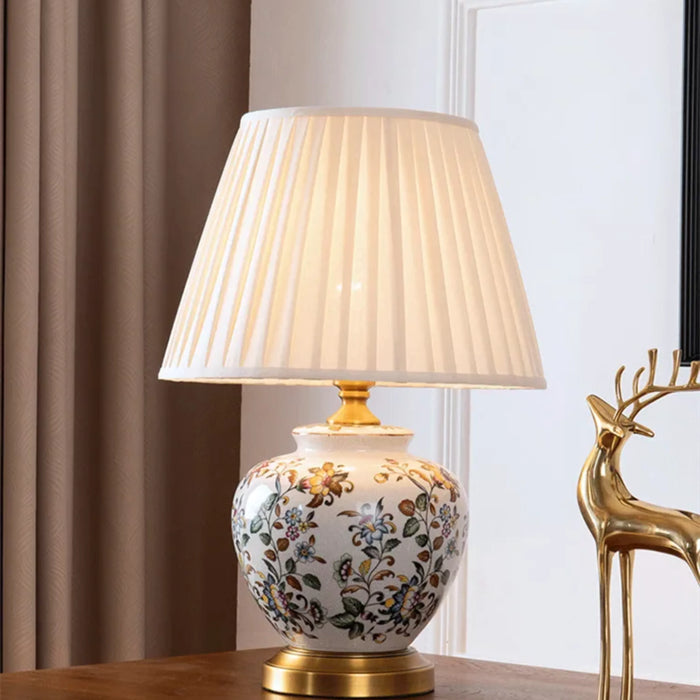 Exclusive Unique Butterfly Design Ivory Table Lamp