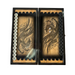Backgammon board with handcrafted dragon details, suitable for travel and limited edition