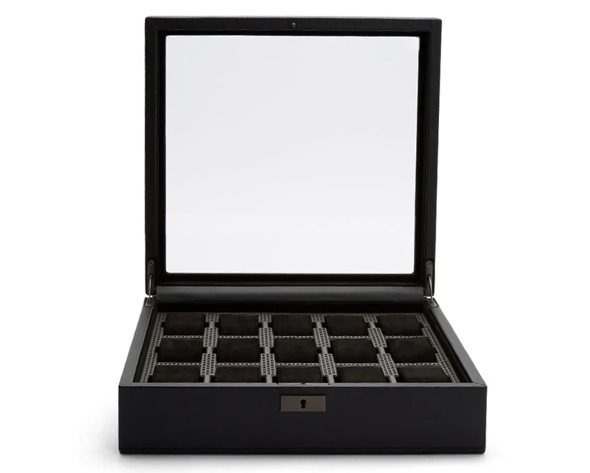 Wolf Axis 15 Piece Watch Box