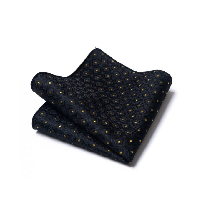 Hand Rolled Style Pocket Square for Men, Silk Handkerchief