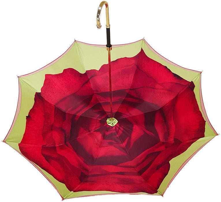 Lavish luxury umbrella with crystal handle
