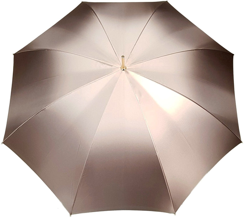 Exclusive luxury umbrella with gold handle