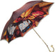 Chic designer umbrella designed in collaboration with a celebrated fashion house