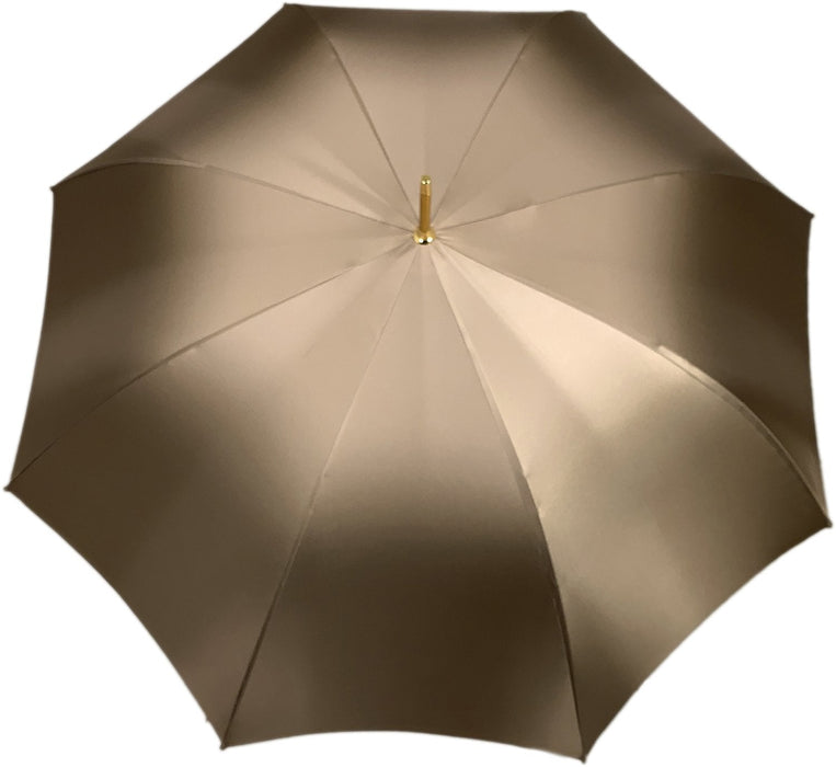 Opulent luxury umbrella with emerald accents