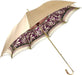 Handmade Cream Abstract Design Umbrella