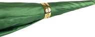 Compact green umbrella with enhanced durability
