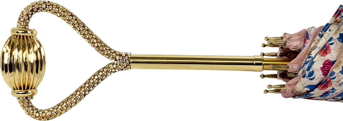 Luxury umbrella with Swarovski crystals