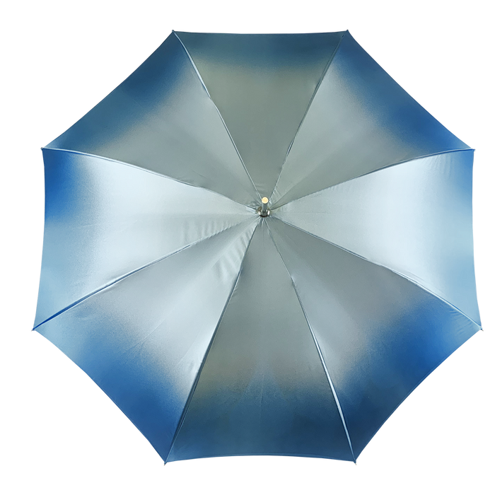 Trendy marine-themed umbrella in light blue