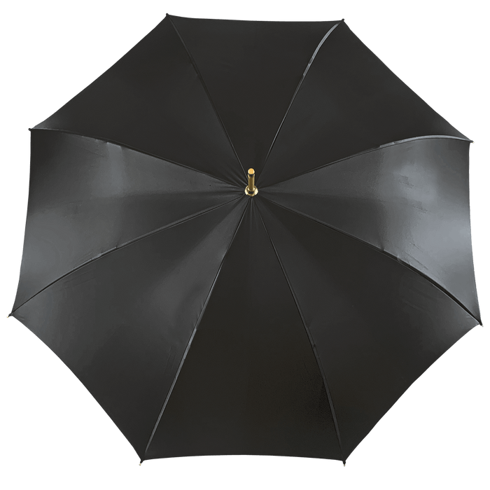 Simple and Elegant Black Umbrella with Animalier Design