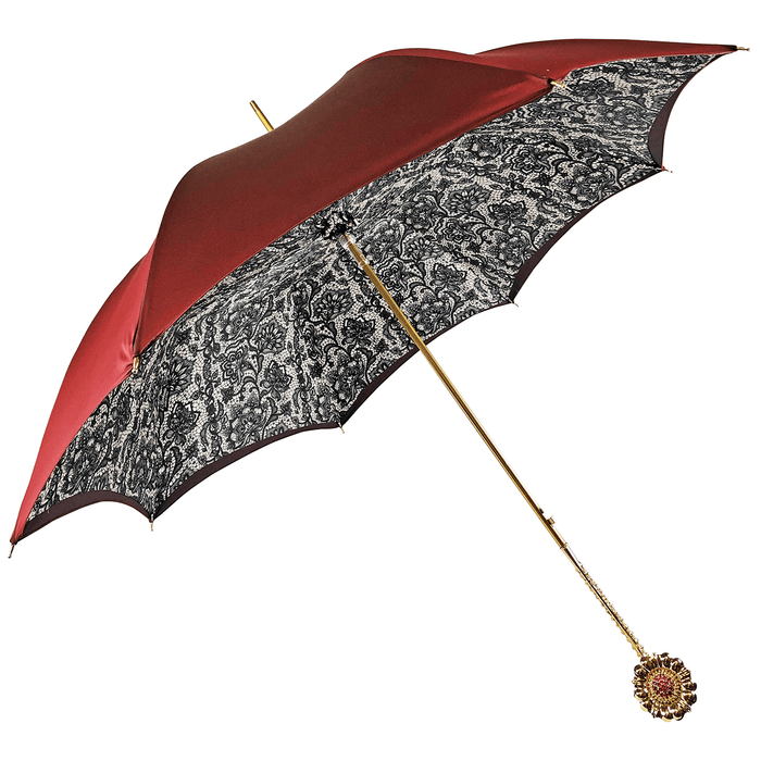 Sophisticated parasol with luxury materials