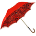 Fashionable rain protection with romantic floral pattern