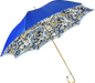 Stylish umbrella in fantastic blue color