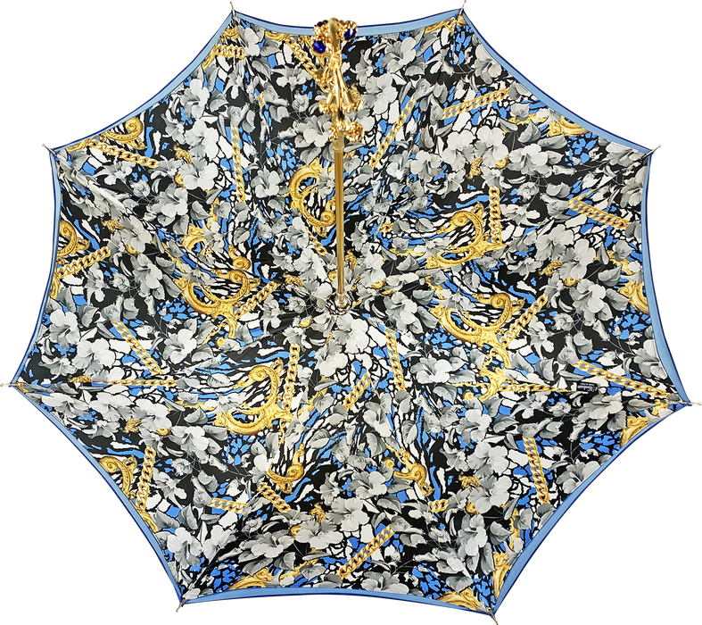 High-quality blue umbrella for fashion-conscious individuals