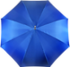 Trendy umbrella with vibrant blue hue
