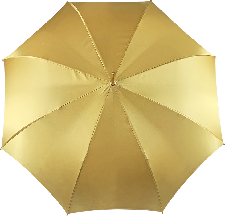 Elegant rain protection in luxurious gold