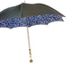 Stunning Grey Umbrella with Light Purple Inside