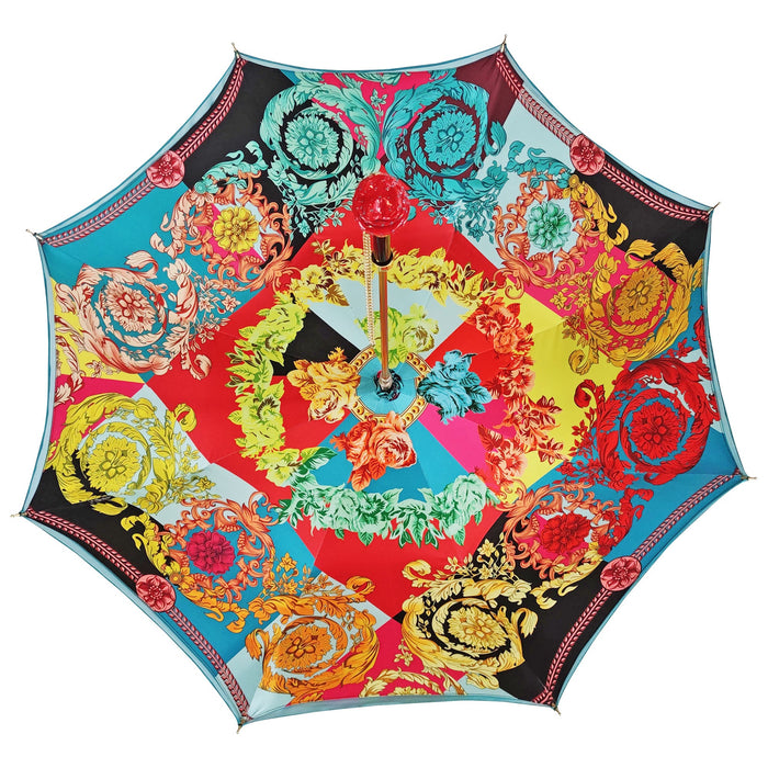 Stylish umbrella adorned with Sicilian culture