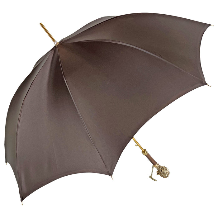 Chic umbrella with elegant lion collection design