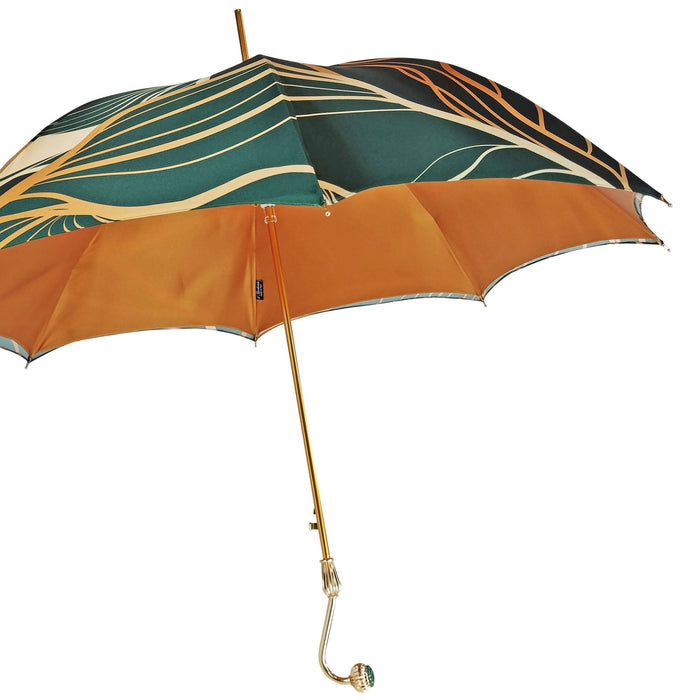 Stylish umbrella with contemporary abstract pattern