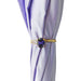 Purple Flowered Umbrella with Chic Handle