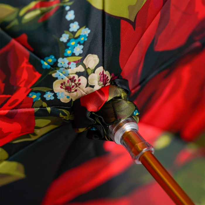 The Royal Rose – Luxury Women's Umbrella with 24K Gold Handle