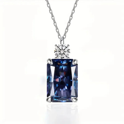 925 Silver Moissanite Pendant Necklace – Exclusive Design Jewelry