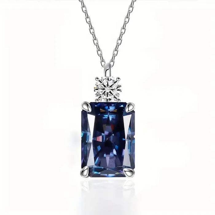 925 Silver Moissanite Pendant Necklace – Exclusive Design Jewelry