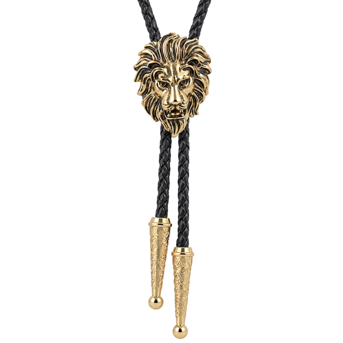 Lion Bolo Tie For Men