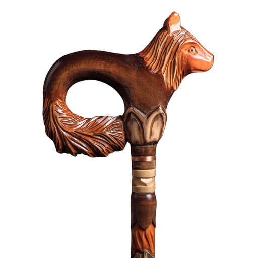 Handcrafted wooden canes for women